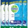 Dettol - Power & Fresh - Schoonmaakdoekjes - Oceaanfris - 4 X 80 Doekjes -Sparkle home Winkel 1015x1200 3