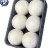 ANATURES Wollen XL Drogerballen 6 Stuks In Opbergmand – Herbruikbare Droogballen Wasdroger – Nieuw Zeelands RWS Schaapswol - Wasdrogerballen Duurzaam – Natuurlijke Wasverzachter -Sparkle home Winkel 1017x1200 1