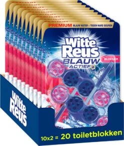 Witte Reus Blauw Actief Toiletblok - Bloesem - WC Blokjes Voordeelverpakking - 20 Stuks -Sparkle home Winkel 1020x1200 1