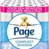 Page Toiletpapier - 72 Rollen - Compleet Schoon Wc Papier - Voordeelverpakking