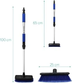 Navaris Telescopische Autowasborstel - Watergevoerde Wasborstel Voor Auto's En Ramen Met Uitschuifbare Lange Handgreep En Zachte Haren - Blauw -Sparkle home Winkel 1037x1200 1