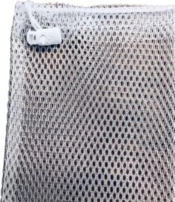 Orange85 Waszak - Groot - XL - 60 X 90 CM - Wit - Treksysteem - Trekbandsluiting - Polyester - Wasnet - Laundry Bag - Voor Kleding -Sparkle home Winkel 1043x1200