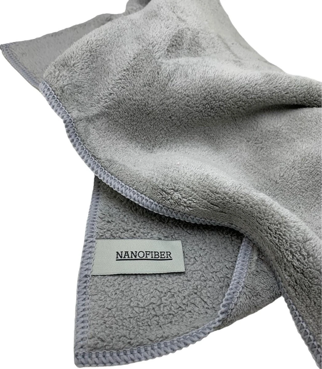 Droogdoek Set 2 Droogdoeken + 2 Microvezel Schoonmaakdoeken 4 Droogdoek Set 2 Droogdoeken + 2 Microvezel Schoonmaakdoeken - Afbeelding 2