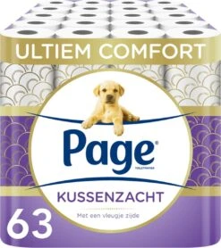 Page Toiletpapier - 63 Rollen - Kussenzacht Wc Papier (3-laags) - Met Extra Zijde - Voordeelverpakking -Sparkle home Winkel 1066x1200 1
