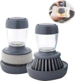 Afwasborstel Met Zeepdispenser – Met 3 Verschillende Opzet Stukken – Inclusief Houder – Grijs – Afwas Borstel Zeepreservoir – Zeep Handborstel – Doseerpomp – Afwasmiddel Dispenser – Navulbaar 13 Afwasborstel Met Zeepdispenser – Met 3 Verschillende Opzet Stukken – Inclusief Houder – Grijs – Afwas Borstel Zeepreservoir – Zeep Handborstel – Doseerpomp – Afwasmiddel Dispenser – Navulbaar -Sparkle home Winkel 1107x1200 3