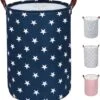 MAESON Wasmand Met Deksel - Opvouwbaar - Waterdicht - 72 L - Opbergmand Kinderkamer - Blauw -Sparkle home Winkel 1117x1200 3