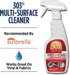 303® Multi-Surface Cleaner - 946 Ml | Veilig Voor Alle Soorten Bekleding En Vinyl. Vlekken Verdwijnen Binnen Enkele Minuten En Verkleurde Oppervlakken Komen Weer Tot Leven. -Sparkle home Winkel 1121x1200 3