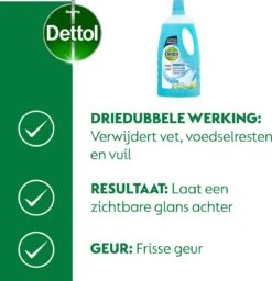 Dettol - Power & Fresh - Allesreiniger - Katoenfris - 8 X 1 Liter -Sparkle home Winkel 1159x1200 3