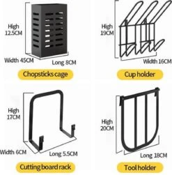 Doogo® Afdruiprek Met Lekbak 2 Laags – Inklapbaar - Muur Hangen Mogelijke - Afwasrek – Met 2 Lekbakken – Extra Accessories Voor Servies En Snijplanken - RVS -Sparkle home Winkel 1180x1200 1