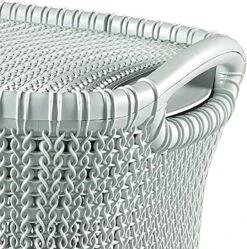 Curver Knit Wasmand Met Deksel - 57L - Misty Blue -Sparkle home Winkel 1189x1200 1