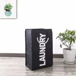 Janse Wasmand - Opvouwbare Wasmand - Laundry - Zwart - Wassorteerder - Waszak -Sparkle home Winkel 1195x1200 8