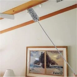 Fain® Plumeau Met Telescoopsteel – Grijs – 80 Tot 240 Cm - Uitschuifbaar – Wasbaar - Flexibel 360° Draaibaar – Duster - Microvezel Ragebol -Sparkle home Winkel 1198x1200 24