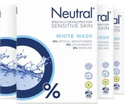 Neutral Waspoeder Wit Parfumvrij - 4x45 Wasbeurten - Voordeelverpakking -Sparkle home Winkel 1200x1005