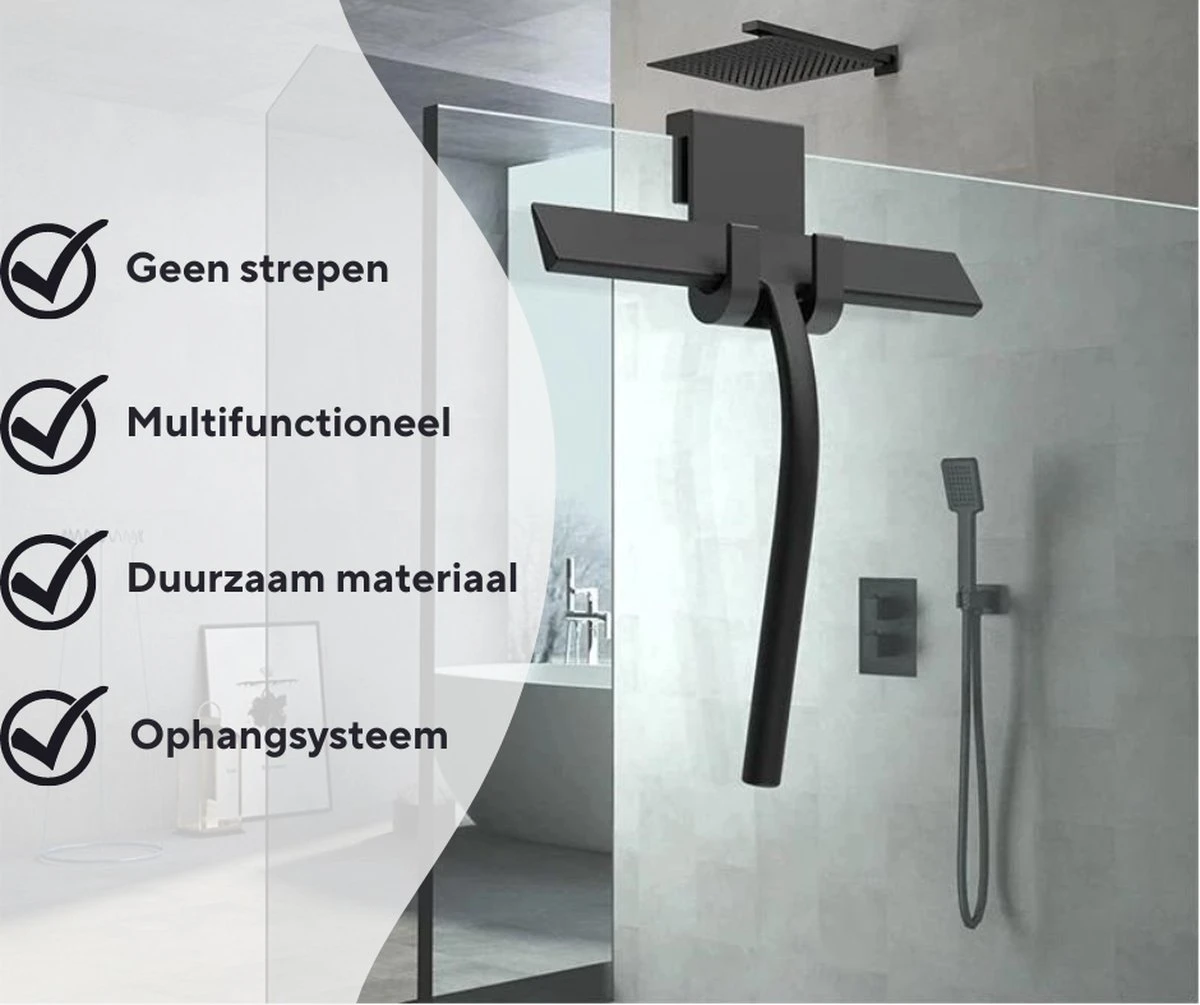 Thuiser Aftrekker - Aftrekker Douche - Aftrekker Ramen - Aftrekker Douche Of Douchewand - Aftrekker Douchewand - Aftrekker Ruiten - Zwart 4 Thuiser Aftrekker - Aftrekker Douche - Aftrekker Ramen - Aftrekker Douche Of Douchewand - Aftrekker Douchewand - Aftrekker Ruiten - Zwart - Afbeelding 2