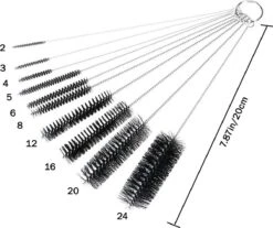 *** Schoonmaak Borstel/Rager Set 10 Stuks - Schoonmaak Ragertjes - Borstels Herbruikbare Rietjes - Van Heble®*** -Sparkle home Winkel 1200x1006 3