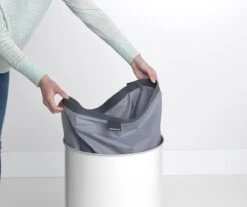 Brabantia Wasmand Met Deksel - 60 L - White / Kurken Deksel -Sparkle home Winkel 1200x1008 3