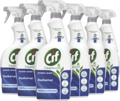 Cif CleanBoost Power & Shine Badkamer Spray - 6 X 750 Ml - Voordeelverpakking -Sparkle home Winkel 1200x1009 5