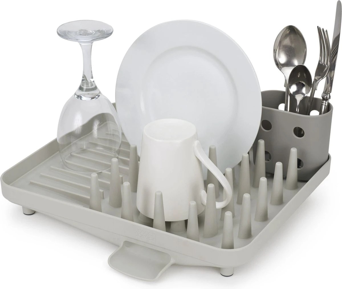 Joseph Joseph Duo Afdruiprek - Compact - Grijs 8 Joseph Joseph Duo Afdruiprek - Compact - Grijs - Afbeelding 6