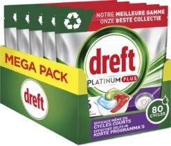 Dreft Platinum Plus All In One Machine Clean - Vaatwastabletten - 80 Tabletten -Sparkle home Winkel 1200x1027 1