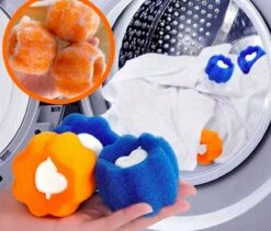 Merkloos Wasbol - Kat - Haarverwijderaar Voor Huisdieren - Haarverwijderaar - Wasbollen Voor Wasmachine - Wasbollen - 6 Stuks - Drogerballen. -Sparkle home Winkel 1200x1027