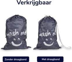 Wonair - Grote Waszak - Wash Me - Wastas - 60x90cm - Grijs - Met Trekkoord -Sparkle home Winkel 1200x1028 2