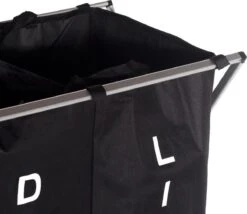 Wassorteerder - Wasmand Met 2 Vakken - Opvouwbaar - Zwart - Goets 7 Wassorteerder - Wasmand Met 2 Vakken - Opvouwbaar - Zwart - Goets -Sparkle home Winkel 1200x1040 4