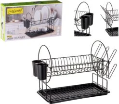 Maestro - Afdruiprek 2 Bestekrekken Wateropvangbak - 50cm -Sparkle home Winkel 1200x1051 1