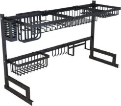 Sens Design Afwasrek Zwart - Afdruiprek - 82,5 Cm - RVS -Sparkle home Winkel 1200x1054 4