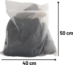 Orange85 Waszakken - 2 Stuks - Ritssluiting - Wit - 50x40 Cm - Polyester 9 Orange85 Waszakken - 2 Stuks - Ritssluiting - Wit - 50x40 Cm - Polyester -Sparkle home Winkel 1200x1060