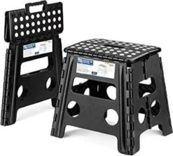 Buxibo - Kruk - Krukje - Keukentrap - Keukentrapje - Opvouwbaar Trapje - Keuken/Badkamer/Schuur Trapje - 29 X 24 X 40cm -Sparkle home Winkel 1200x1080 1