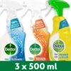 Dettol - 1,5L Allesreiniger Spray Power & Fresh - Badkamer 1x500 Ml Keuken 1x500ml Citrus 1x500ml - Voordeelverpakking -Sparkle home Winkel 1200x1084 4