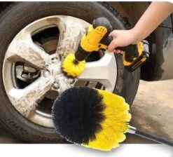 Borstelset Boormachine 25 Delig - Schuursponsjes- Schrobborstel – Boorborstel – Schuurborstel - Borstel Boormachine – Schoonmaakborstel – Reinigingsborstel – Tapijtreiniger - Borstelset -Sparkle home Winkel 1200x1087 1