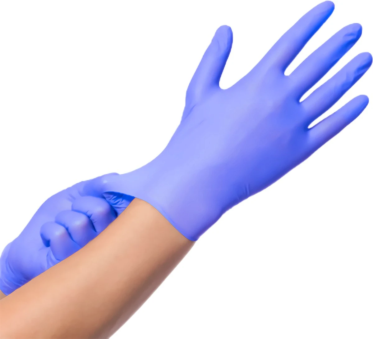 IVROU® Nitril Handschoenen - 100 Stuks Wegwerp Handschoenen - Poeder Vrij, Latex Vrij - Maat: M - Violet Blauw 12 IVROU® Nitril Handschoenen - 100 Stuks Wegwerp Handschoenen - Poeder Vrij, Latex Vrij - Maat: M - Violet Blauw - Afbeelding 10