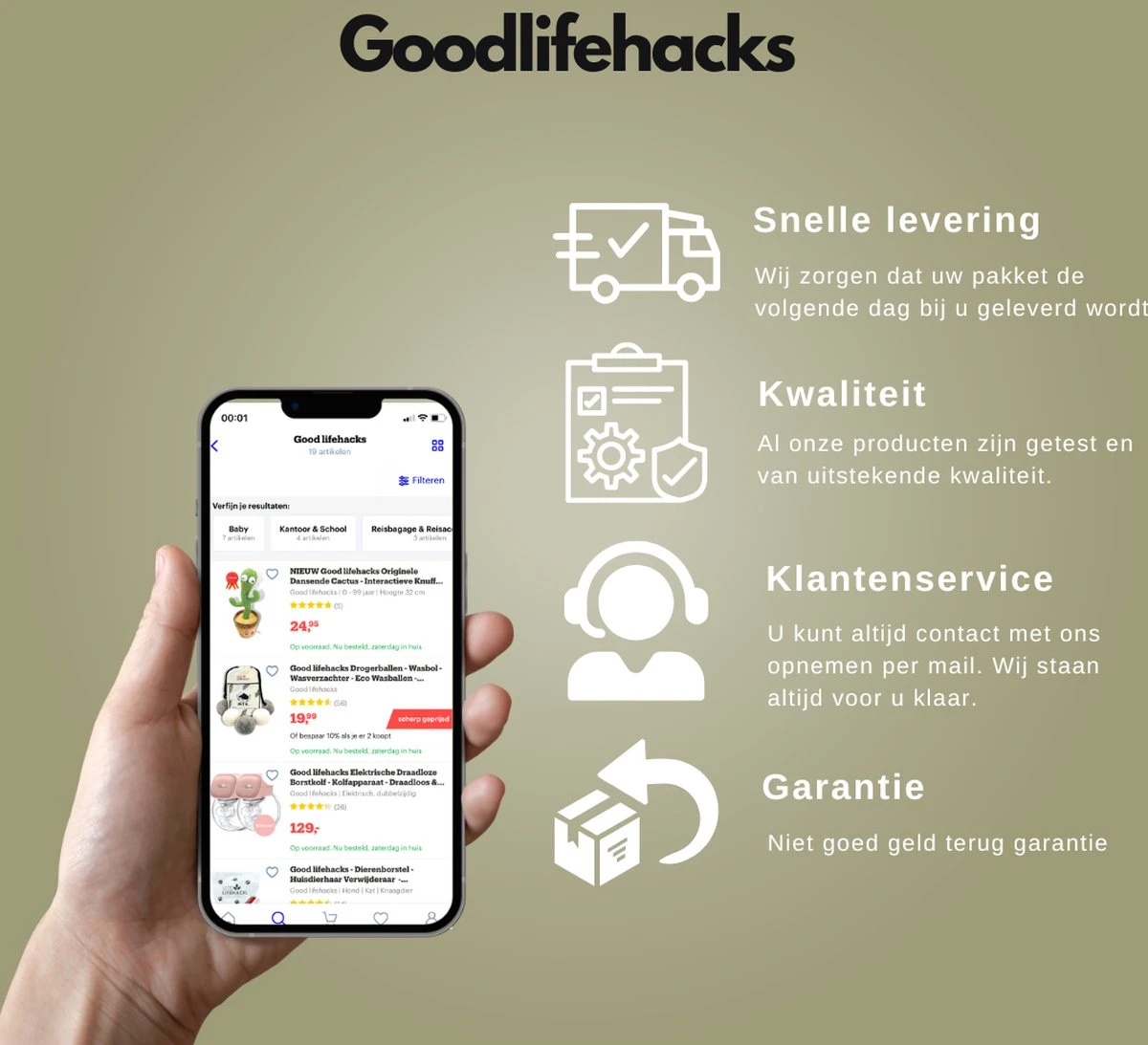 Goodlifehacks Originele XL 6 Stuks Drogerballen - Wasbollen - Wasverzachter - Zero Waste Dryerballs - Duurzaam - Herbruikbare Droogballen - Wit & Grijs - Energie Besparen 7 Goodlifehacks Originele XL 6 Stuks Drogerballen - Wasbollen - Wasverzachter - Zero Waste Dryerballs - Duurzaam - Herbruikbare Droogballen - Wit & Grijs - Energie Besparen - Afbeelding 5