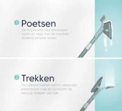 Johannes & Co Raamwisser Met Telescoopsteel 120cm Ruitenreiniger - Ramenwasser - Ramenwisser -Sparkle home Winkel 1200x1097 8