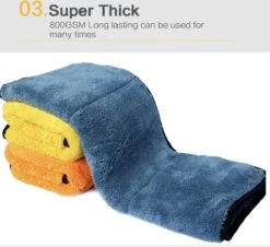 Droogdoek Auto - Watermagneet - Microvezel - Doek - 45 X 38 Cm - Blauw - Super Zacht! -Sparkle home Winkel 1200x1098 2