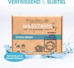 Wasmiddeldoekjes - Ocean Breeze Wasstrips 64 Wasbeurten – Wasmiddel Wasdoekjes - Natuurlijke Wasverzachter – Vegan – Zero Waste -Sparkle home Winkel 1200x1101