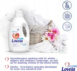 Lovela - Wasmiddel - Hypoallergene Melk - Voor Het Wassen Van Baby & Witte Kleding - 4,5l -Sparkle home Winkel 1200x1115
