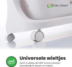 Life’s Green® - Wasmand - Wasmand 3 Vakken - Wassorteerder - Ophangbaar -Sparkle home Winkel 1200x1116 3