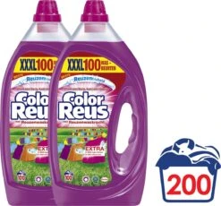 2x Witte Reus Vloeibaar Wasmiddel Color Reus 5 Liter -Sparkle home Winkel 1200x1117