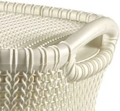 Curver Knit Wasmand Met Deksel - 57L - Oasis White -Sparkle home Winkel 1200x1117 5