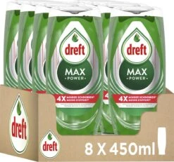 Dreft MaxPower - Vloeibaar Afwasmiddel - Voordeelverpakking 8 X 450 Ml 21 Dreft MaxPower - Vloeibaar Afwasmiddel - Voordeelverpakking 8 X 450 Ml -Sparkle home Winkel 1200x1124 3