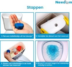 Needum ® Toiletblokjes Voor Inbouwreservoirs – WC-blokjes – Toiletblokken In Een Voordeelverpakking – 30 Stuks -Sparkle home Winkel 1200x1129 14