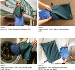 STNKY Pro Edition - Wasbare Sport, Reis- En Wastas - Groen - 13 Liter - Geurloos -Sparkle home Winkel 1200x1129 4