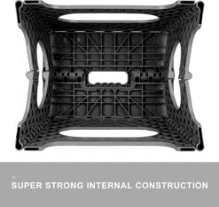 Buxibo - Kruk - Krukje - Keukentrap - Keukentrapje - Opvouwbaar Trapje - Keuken/Badkamer/Schuur Trapje - 29 X 24 X 40cm -Sparkle home Winkel 1200x1134 2