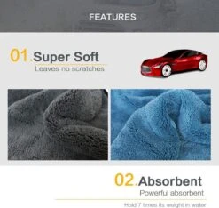 Droogdoek Auto - Watermagneet - Microvezel - Doek - 45 X 38 Cm - Blauw - Super Zacht! -Sparkle home Winkel 1200x1137 5