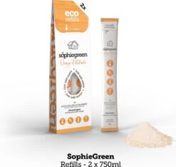 SophieGreen Voorjaarspakket; Allesreiniger + Keukenreiniger - 2x 750ml + Navullingen + Sopje Allesreiniger 100g 12 SophieGreen Voorjaarspakket; Allesreiniger + Keukenreiniger - 2x 750ml + Navullingen + Sopje Allesreiniger 100g -Sparkle home Winkel 1200x1142 6