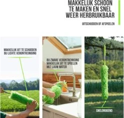 Strex Telescopische Plumeau Set Met Telescoopsteel - 60 Tot 140 Cm - Uitschuifbaar - Flexibel - Microvezel Ragebol - 5-Delige Schoonmaak Set -Sparkle home Winkel 1200x1146 4