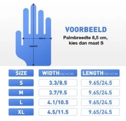 IVROU® Nitril Handschoenen - 100 Stuks Wegwerp Handschoenen - Poeder Vrij, Latex Vrij - Maat: M - Violet Blauw 17 IVROU® Nitril Handschoenen - 100 Stuks Wegwerp Handschoenen - Poeder Vrij, Latex Vrij - Maat: M - Violet Blauw -Sparkle home Winkel 1200x1150 12