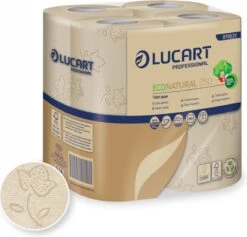 Lucart Eco Natural - Toiletpapier - 64 Rollen - 2 Laags